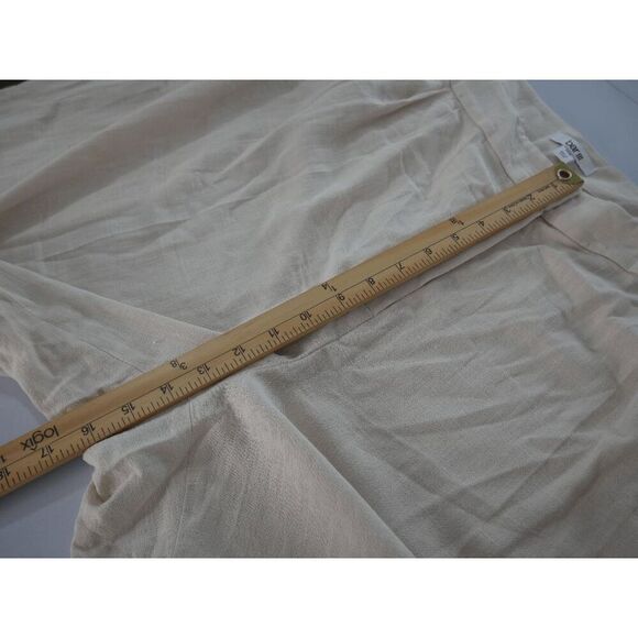 Bar III Women's Plus Size Textured Wide-Leg Cropped Pants flax 20W - Picture 6 of 10